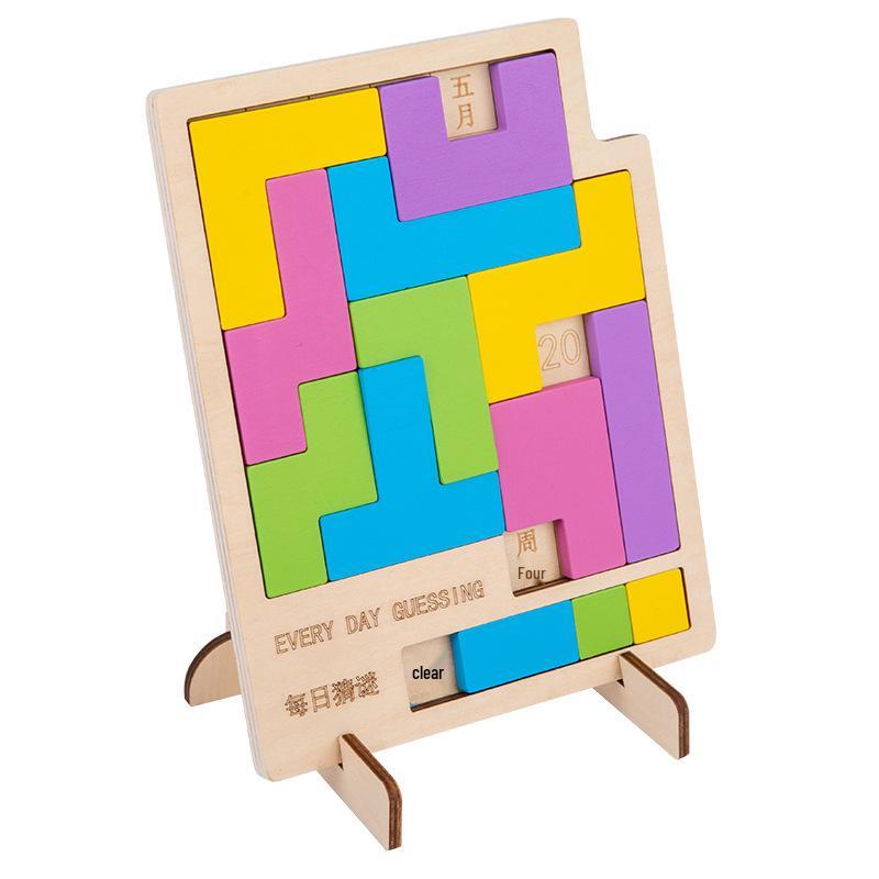 Wooden Educational Calendar Puzzle for Kids - Brain Boosting Toy for Ages 2-4
Wooden Educational Calendar Puzzle for Kids - Brain Boosting Toy for Ages 2-4
