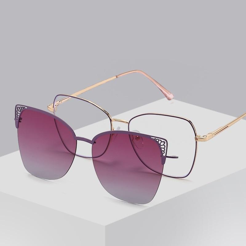 COHK Women Polarized Optical Magnetic Sunglasses Clip Magnet Clip On Sun Glasses Polaroid UV400 Fashion Square Eyewear Frame COHK
COHK Women Polarized Optical Magnetic Sunglasses Clip Magnet Clip On Sun Glasses Polaroid UV400 Fashion Square Eyewear Frame COHK