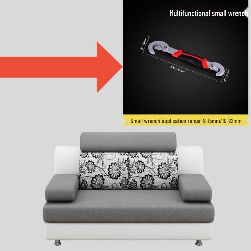 Multifunctional German Bathroom Plumbing Wrench with Short Handle & Large Opening
Multifunctional German Bathroom Plumbing Wrench with Short Handle & Large Opening