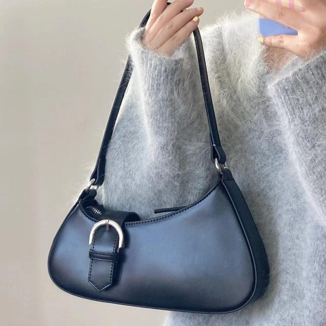 Hot Girl Harajuku Black Simple Underarm Bag Women Leather Large Capacity Shoulder Bags Ladies Fashion Commute Versatile Handbag 29x10x9cm чорний
Hot Girl Harajuku Black Simple Underarm Bag Women Leather Large Capacity Shoulder Bags Ladies Fashion Commute Versatile Handbag 29x10x9cm чорний