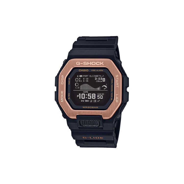 Casio G-Shock Series Sports Surfing Casual Watch Bluetooth Connection Waterproof Quartz Movement Resin Strap Men watches Black GBX-100NS-4PR Black Dial
Casio G-Shock Series Sports Surfing Casual Watch Bluetooth Connection Waterproof Quartz Movement Resin Strap Men watches Black GBX-100NS-4PR Black Dial