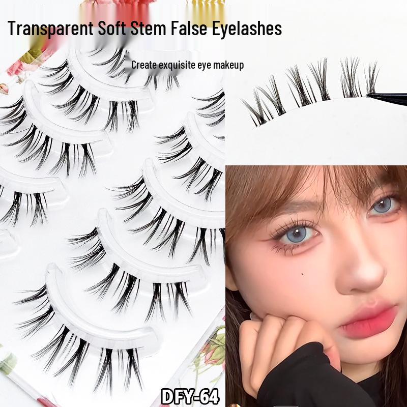 Five Pairs of DFY-64 Transparent Crisscross Eyelashes: Soft, Natural, Nude Comic Style Simulation
Five Pairs of DFY-64 Transparent Crisscross Eyelashes: Soft, Natural, Nude Comic Style Simulation
