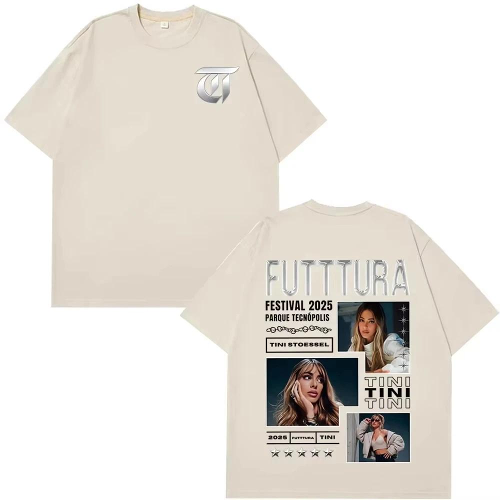 Singer TINI STOESSEL Futtura Album 2026 Tour Vintage T Shirts Unisex Women Hiphop Tshirts Short Sleeves Cotton Tshirt Streetwear 4XL
Singer TINI STOESSEL Futtura Album 2026 Tour Vintage T Shirts Unisex Women Hiphop Tshirts Short Sleeves Cotton Tshirt Streetwear 4XL