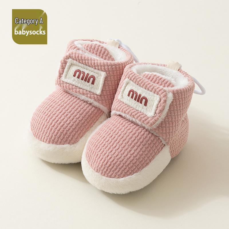 Newborn Winter Plus Velvet Warm Cotton Shoes, Non-slip Soft Sole, for Babies 0-1 Year, Indoor Toddler Shoes. 12 cm Inner Length (Recommended 6-12 Months) рожевий
Newborn Winter Plus Velvet Warm Cotton Shoes, Non-slip Soft Sole, for Babies 0-1 Year, Indoor Toddler Shoes. 12 cm Inner Length (Recommended 6-12 Months) рожевий