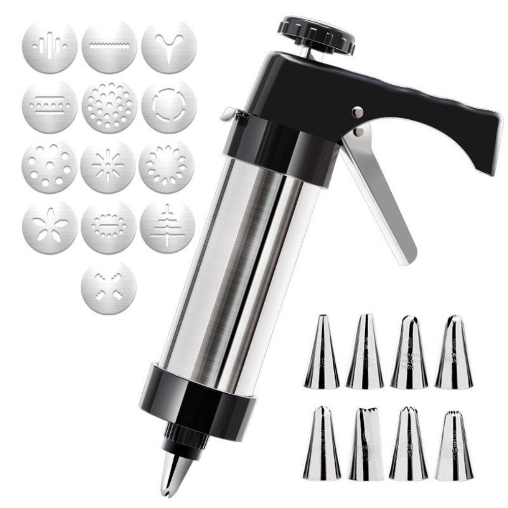 Food-Grade Cookies Press Cutter Stainless Steel Baking Tools Home Kitchen DIY Baking
Food-Grade Cookies Press Cutter Stainless Steel Baking Tools Home Kitchen DIY Baking