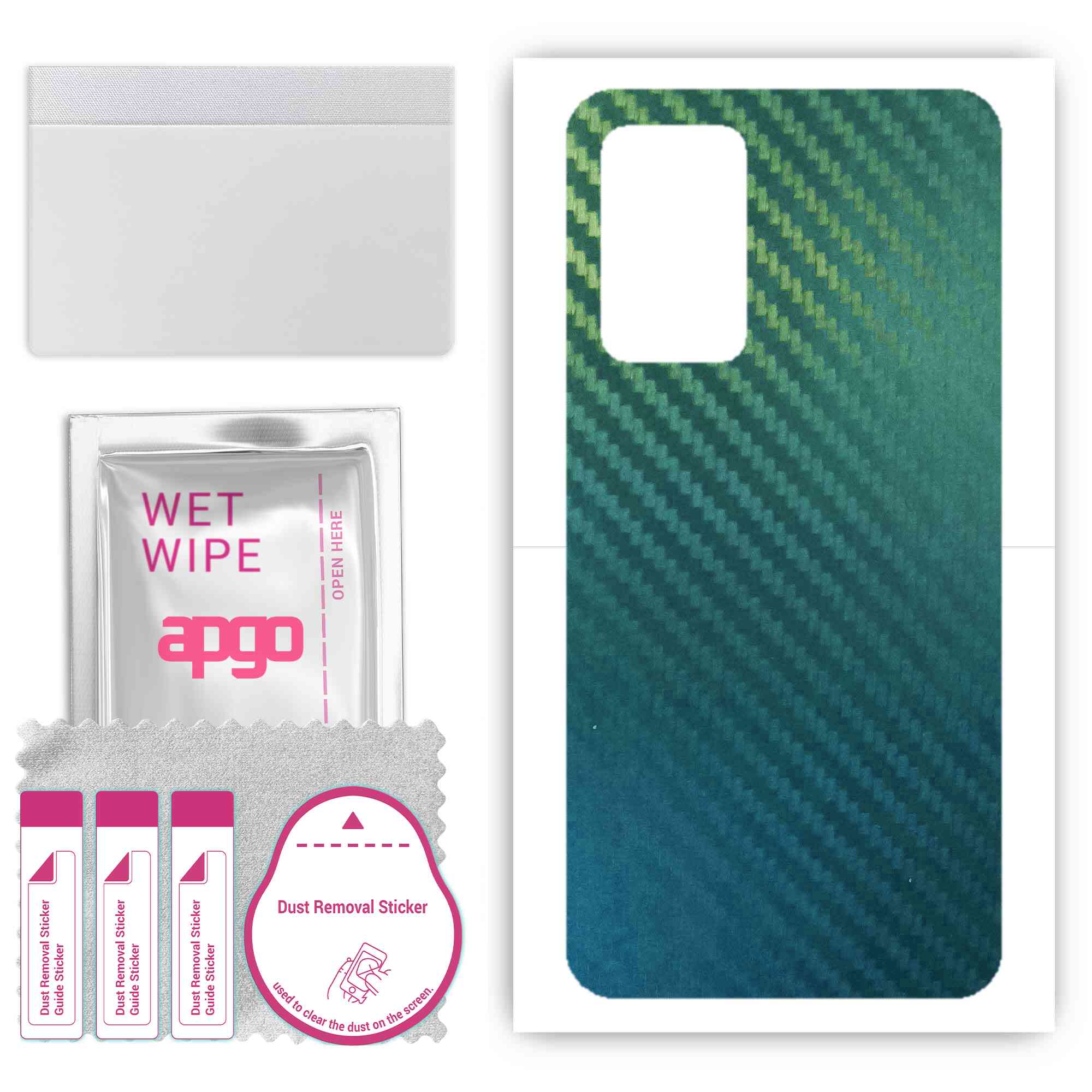 Apgo Protective Skin Sticker for the back compatible with Oukitel C21, Wrap Film, Foil, Vinyl - Pattern Carbon Chameleon CAKA1
Apgo Protective Skin Sticker for the back compatible with Oukitel C21, Wrap Film, Foil, Vinyl - Pattern Carbon Chameleon CAKA1