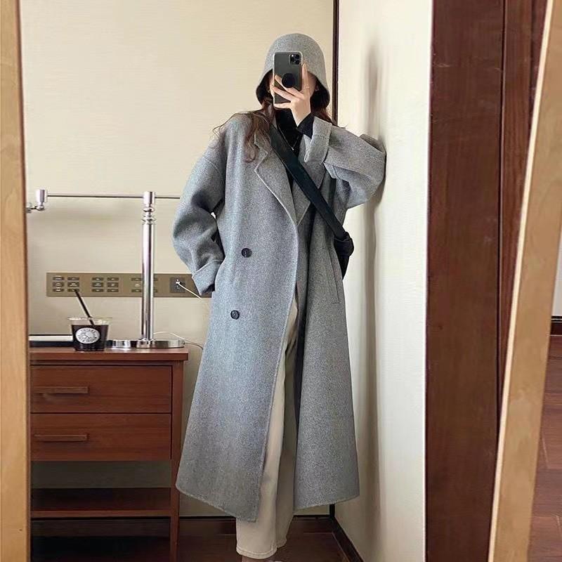 Women Long Sleeve Thickened Woolen Cardigan Coat Classic Lapel Collar Button Front Outerwear for Autumn Winter XL
Women Long Sleeve Thickened Woolen Cardigan Coat Classic Lapel Collar Button Front Outerwear for Autumn Winter XL
