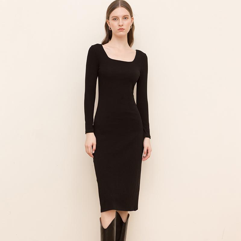 CANVAUS женское новое хлопковое платье средней длины с квадратным вырезом, однотонная облегающая юбка-карандаш со средней талией и длинными рукавами L чёрный
CANVAUS женское новое хлопковое платье средней длины с квадратным вырезом, однотонная облегающая юбка-карандаш со средней талией и длинными рукавами L чёрный