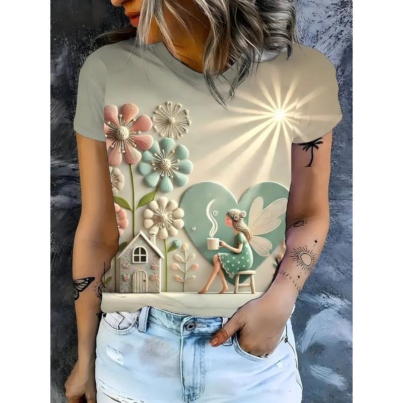 Women s T-shirt Fashion Breathable Round Neck T-shirt Outdoor Sports and Leisure Loose Clothing XL
Women s T-shirt Fashion Breathable Round Neck T-shirt Outdoor Sports and Leisure Loose Clothing XL