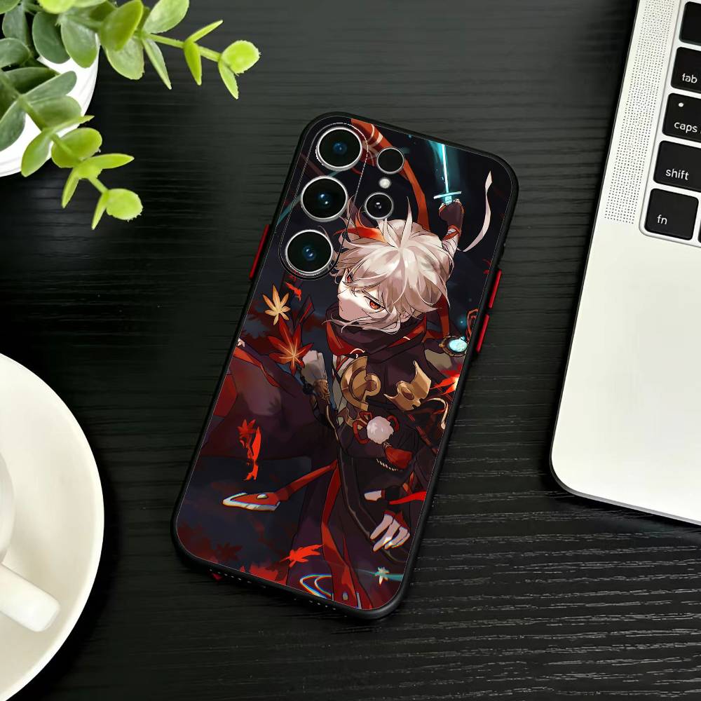Genshin K-Kaedehara Kazuha Phone Case For Samsung S26,S25,S24,S23,S22,S21,S20,Ultra,Plus,FE Black Soft Cover Samsung S21 s305G
Genshin K-Kaedehara Kazuha Phone Case For Samsung S26,S25,S24,S23,S22,S21,S20,Ultra,Plus,FE Black Soft Cover Samsung S21 s305G