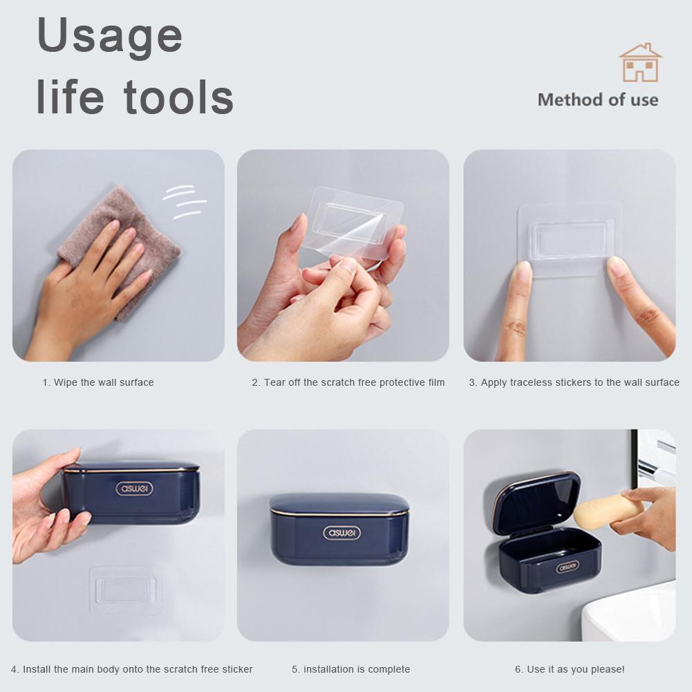 Bar Soap Holder Waterproof Soap Box with Drain Tray and Cover Soap Container Double Layer Dustproof for Bathroom Kitchen Sink
Bar Soap Holder Waterproof Soap Box with Drain Tray and Cover Soap Container Double Layer Dustproof for Bathroom Kitchen Sink