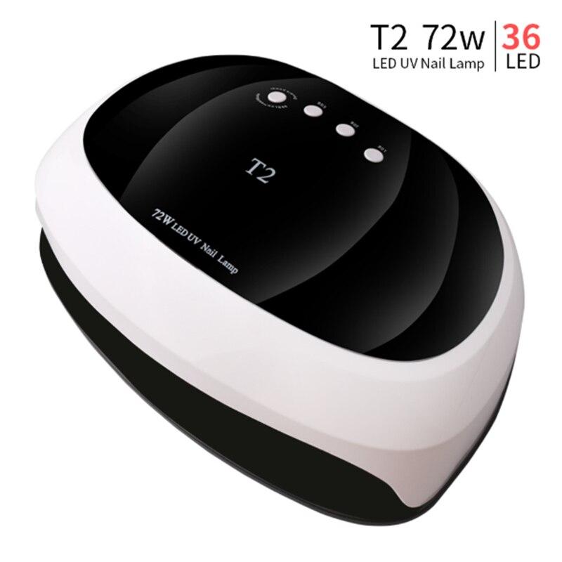 SUN T2 Smart Sensor Лампа для ногтей 72 Вт Высокая мощность безболезненный режим 36 шт. УФ/светодиодная лампа с двойным источником света для фототерапии
SUN T2 Smart Sensor Лампа для ногтей 72 Вт Высокая мощность безболезненный режим 36 шт. УФ/светодиодная лампа с двойным источником света для фототерапии
