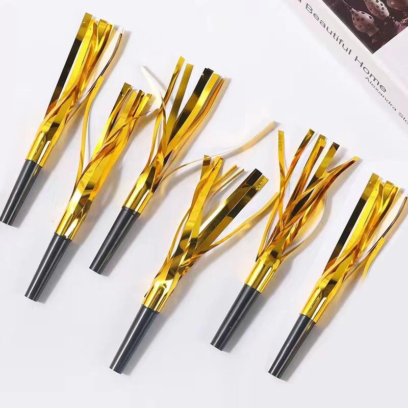 Colorful Tassel Blowing Dragontoy Whistle Birthday Party Wedding Decoration Festival Party Atmosphere Cheering Photography Props 6pcs
Colorful Tassel Blowing Dragontoy Whistle Birthday Party Wedding Decoration Festival Party Atmosphere Cheering Photography Props 6pcs