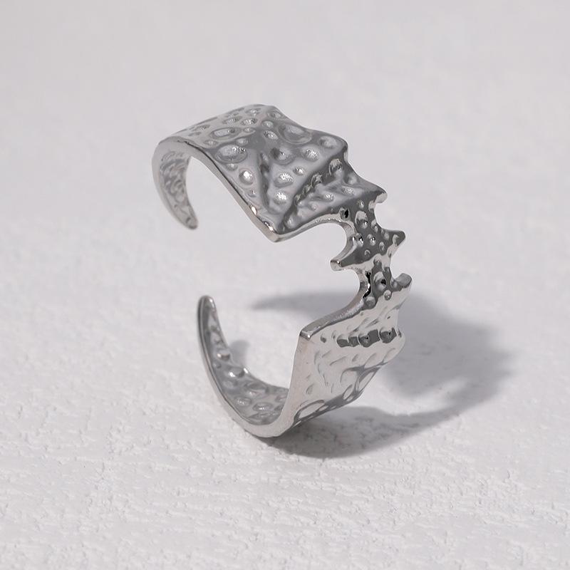 Personalized Curved Geometric Rings French Style Neutral Zircon Stainless Steel Bat Opening Ring Fathers Day Gifts resizable
Personalized Curved Geometric Rings French Style Neutral Zircon Stainless Steel Bat Opening Ring Fathers Day Gifts resizable