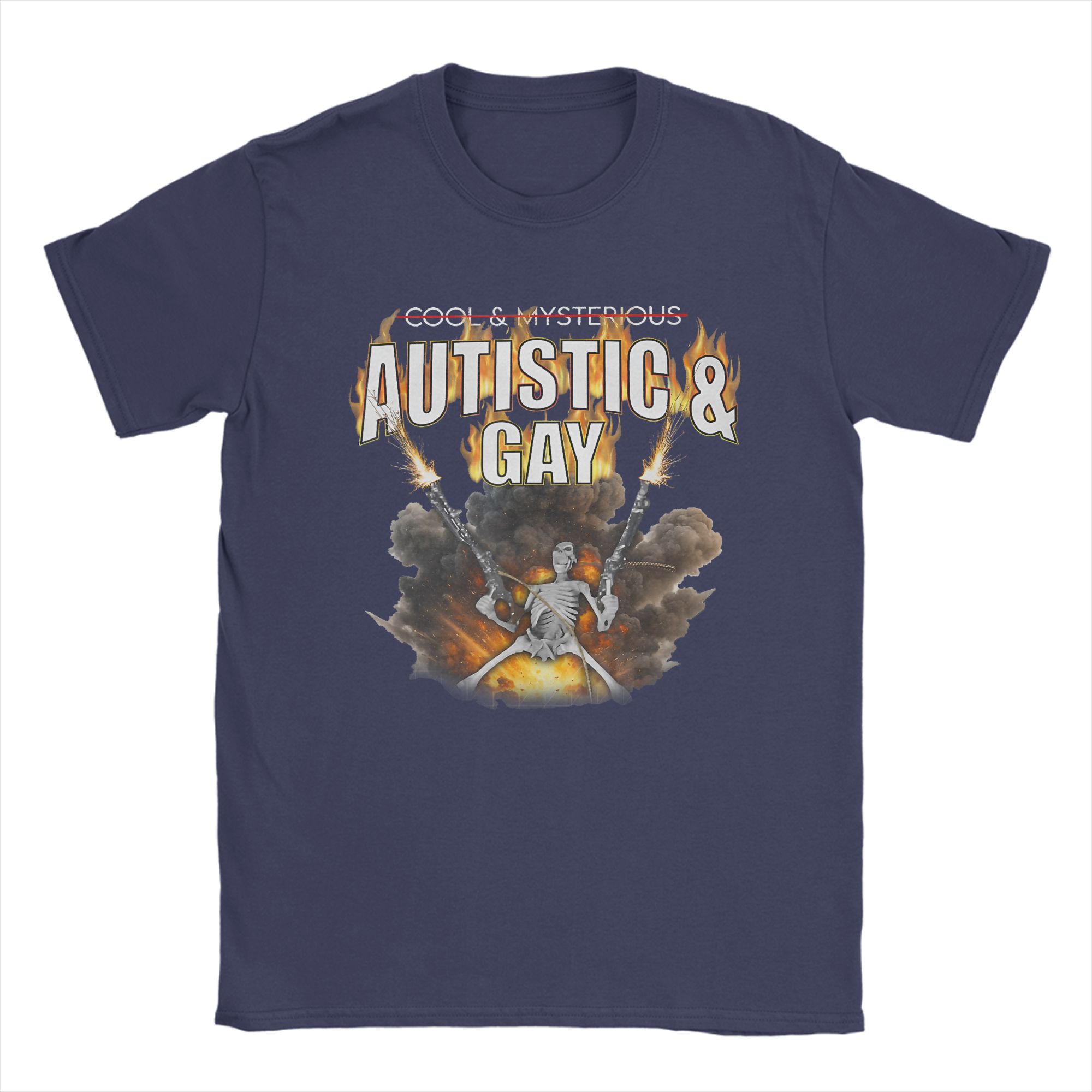 Oversized TShirt Beach Autistic Gay Funny Meme Skeleton Fire Autism Awareness Tee Shirt for Unisexs Wholesale Short Sleeve Tees 4XL
Oversized TShirt Beach Autistic Gay Funny Meme Skeleton Fire Autism Awareness Tee Shirt for Unisexs Wholesale Short Sleeve Tees 4XL