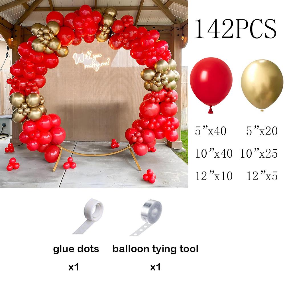 Red Balloons Garland Red Metal Gold Balloon Arch Kit Wedding Anniversary Valentine Day Kid Birthday Party Baby Shower Decoration AS Picture
Red Balloons Garland Red Metal Gold Balloon Arch Kit Wedding Anniversary Valentine Day Kid Birthday Party Baby Shower Decoration AS Picture