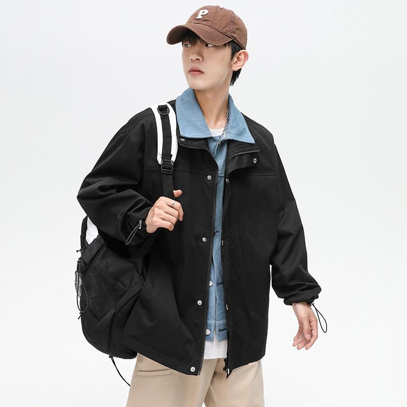 Fake Two-piece Coat Men s Autumn High-end Sense Ruffian Handsome Casual Clothes Spring and Autumn Fried Street Jacket 2XL чорний
Fake Two-piece Coat Men s Autumn High-end Sense Ruffian Handsome Casual Clothes Spring and Autumn Fried Street Jacket 2XL чорний