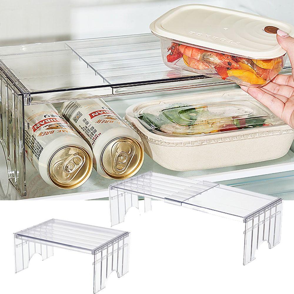 Stackable Extendable Refrigerator Shelf 2-Level Height Refrigerator Storage Rack Spice чистий
Stackable Extendable Refrigerator Shelf 2-Level Height Refrigerator Storage Rack Spice чистий
