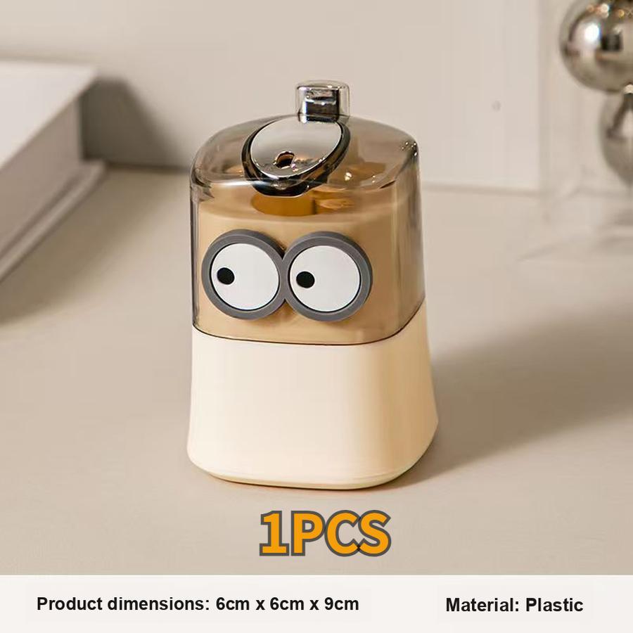 5 pcs Creative Toothpick Holder Automatic Pop-Up High-Visuality Home Storage Personalized Creamy Style New Fashion Luxury Restaurant Toothpick Box 1 pcs Big-eyed style
5 pcs Creative Toothpick Holder Automatic Pop-Up High-Visuality Home Storage Personalized Creamy Style New Fashion Luxury Restaurant Toothpick Box 1 pcs Big-eyed style