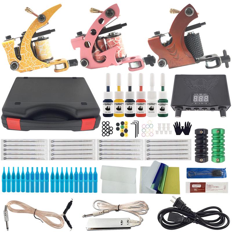 OL-Black Box Three-Machine Tattoo Kit: Lining & Shading Tools, Entry-Level Set Three-Machine Set C
OL-Black Box Three-Machine Tattoo Kit: Lining & Shading Tools, Entry-Level Set Three-Machine Set C