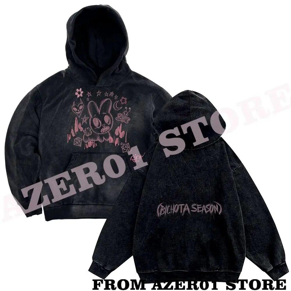 Karol G Bichota Season Bunny Tour Merch Толстовки Зимние унисекс/женские с капюшоном Милая уличная одежда Толстовка с длинными рукавами
Karol G Bichota Season Bunny Tour Merch Толстовки Зимние унисекс/женские с капюшоном Милая уличная одежда Толстовка с длинными рукавами