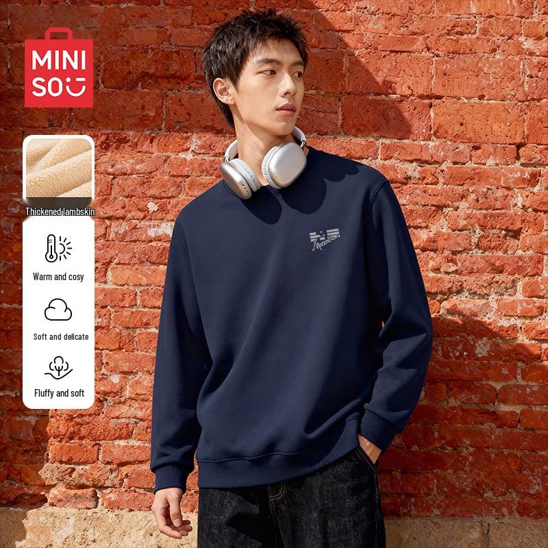 MINISO Men s Heavyweight Fleece Lined Sweatshirt L
MINISO Men s Heavyweight Fleece Lined Sweatshirt L