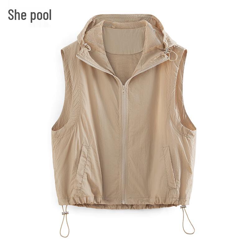 Women s Lightweight Hooded Drawstring Vest S
Women s Lightweight Hooded Drawstring Vest S