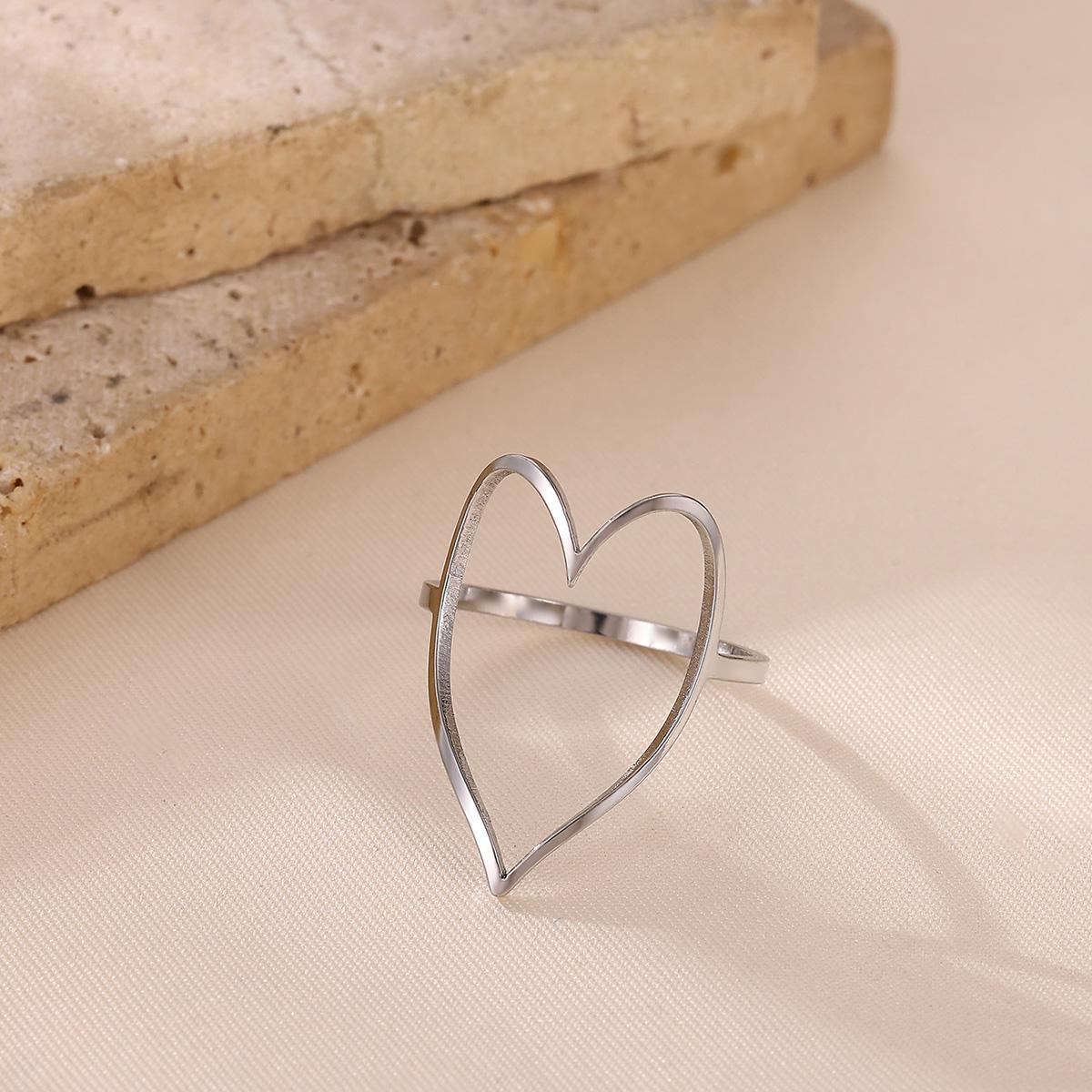 Geometric Gold Color Hollow Anillos For Women Heart Irregular Ring Gold Color Stainless Steel Minimalist Jewelry Party New Gift
Geometric Gold Color Hollow Anillos For Women Heart Irregular Ring Gold Color Stainless Steel Minimalist Jewelry Party New Gift
