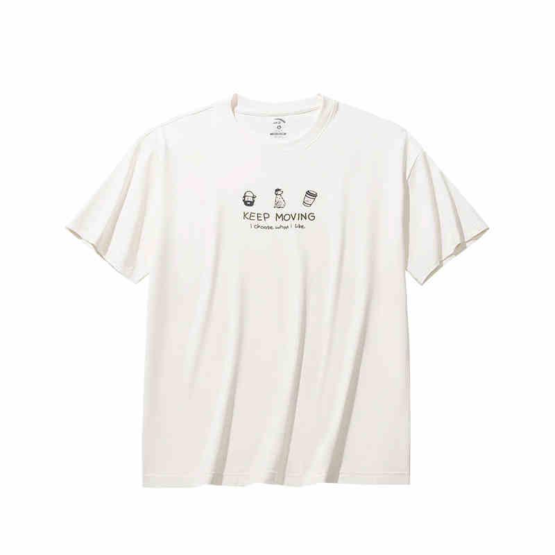Anta Sports Lifestyle Series Letter Round Neck Breathable Versatile Loose Short Sleeve T-Shirt Unisex Tops Warm-Jade-White 972528107-1 XL
Anta Sports Lifestyle Series Letter Round Neck Breathable Versatile Loose Short Sleeve T-Shirt Unisex Tops Warm-Jade-White 972528107-1 XL