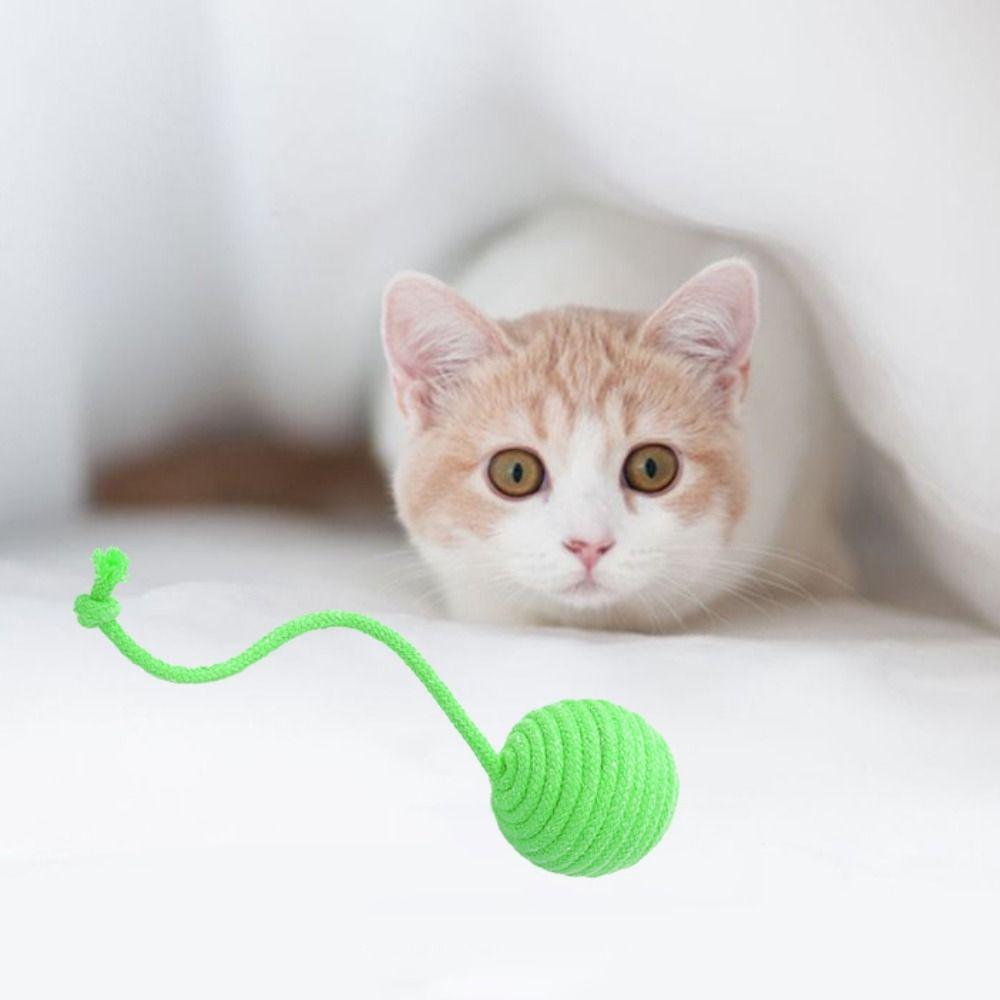Устойчивый к укусам кошачий хлопковый веревочный мяч, износостойкий кошачий красочный мяч, игрушка избавит от скуки синий
Устойчивый к укусам кошачий хлопковый веревочный мяч, износостойкий кошачий красочный мяч, игрушка избавит от скуки синий