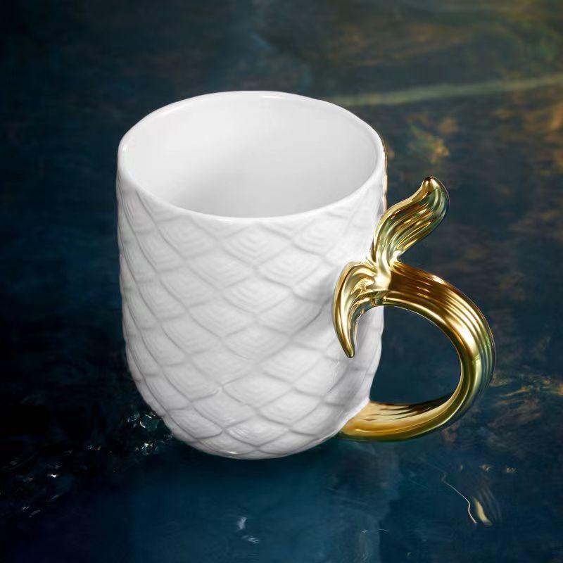 Creative golden Mermaid mug Ceramic coffee Mugs Fashion Cup Milk Juice cup Home Office Drinkware gift білий
Creative golden Mermaid mug Ceramic coffee Mugs Fashion Cup Milk Juice cup Home Office Drinkware gift білий