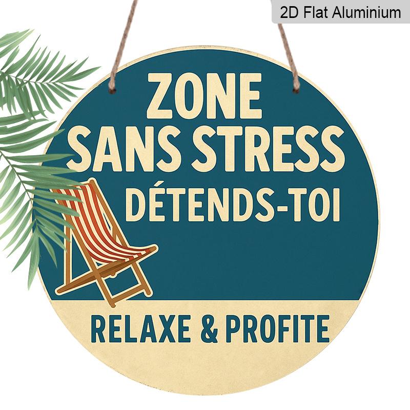 2D Flat, 1pc Suitable for Decorating Stress-Free Zone Sign - 7.87 Vintage Round Aluminum Wall Plaque with Relax and Enjoy Life Quote 1pc
2D Flat, 1pc Suitable for Decorating Stress-Free Zone Sign - 7.87 Vintage Round Aluminum Wall Plaque with Relax and Enjoy Life Quote 1pc