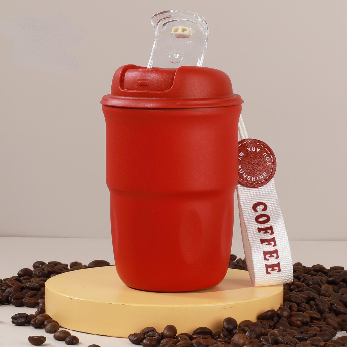 Чашка для кофе из нержавеющей стали, переносная термос-чашка для унисекс-студентов, чашка для капель воды 420ml красный
Чашка для кофе из нержавеющей стали, переносная термос-чашка для унисекс-студентов, чашка для капель воды 420ml красный