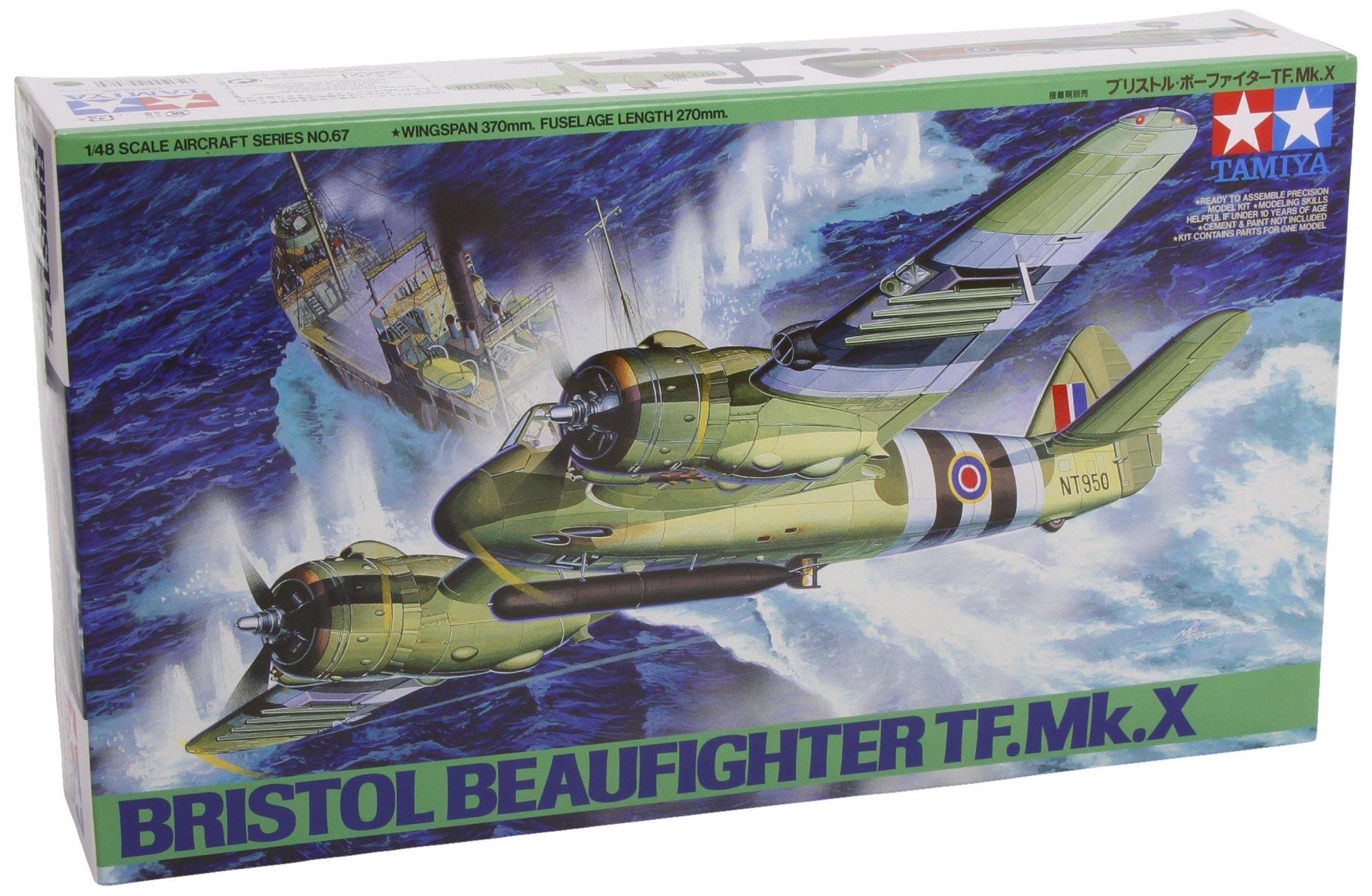Tamiya 1/48 Masterpiece Series No. 67 Royal Air Force Bristol Beaufighter TF.Mk.X Plastic Model Kit 61067
Tamiya 1/48 Masterpiece Series No. 67 Royal Air Force Bristol Beaufighter TF.Mk.X Plastic Model Kit 61067