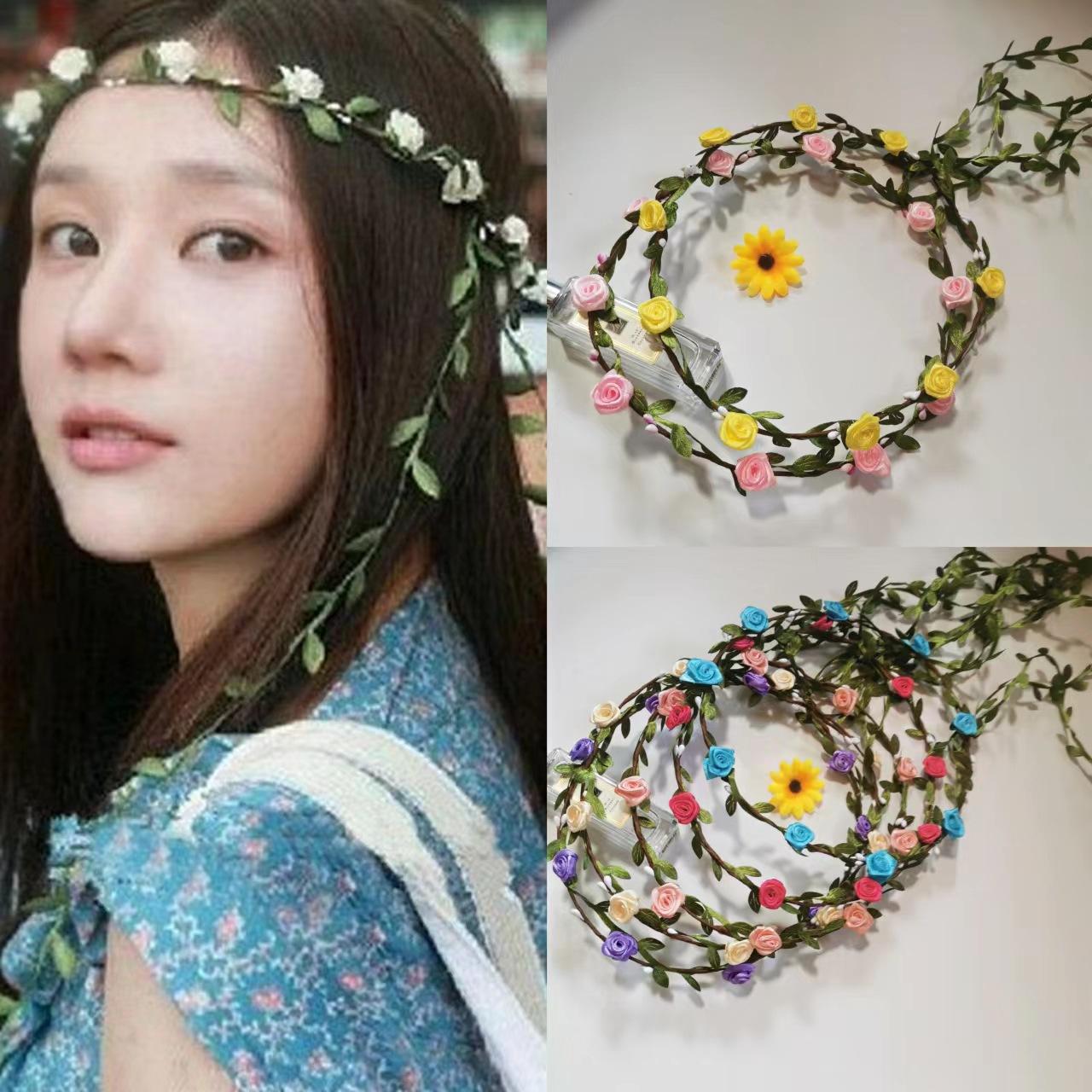 1PC Simulation Rattan Garland Headband Bridal Hair Accessories Scenic Photo Props Headband Fabric Rose
1PC Simulation Rattan Garland Headband Bridal Hair Accessories Scenic Photo Props Headband Fabric Rose