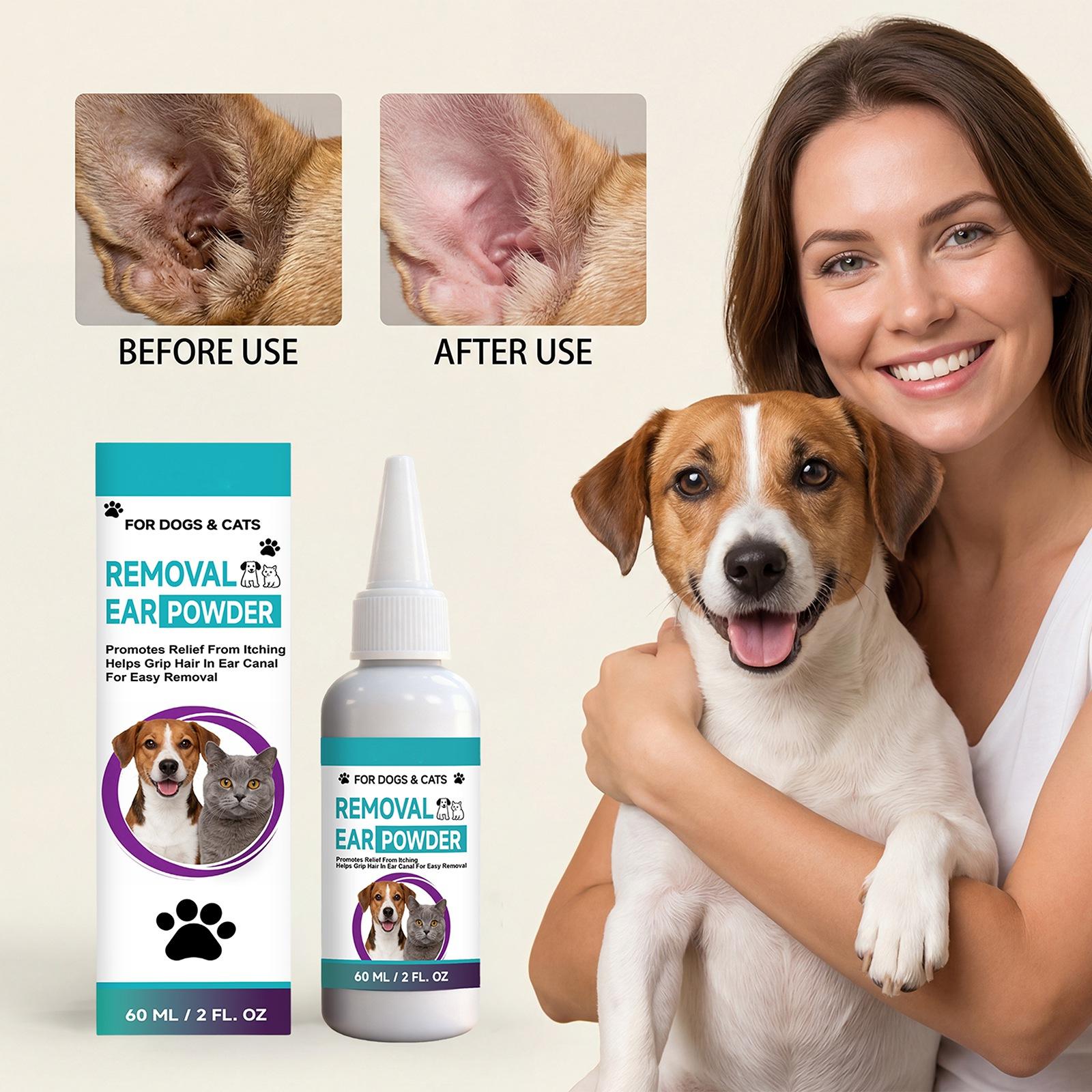 Pet Ear Cleaning Powder Pet Ear Cleaning That Is Comfortable, Mild And Gentle For The Ear Area, Providing Hair Care For The Surrounding Area. One Size білий
Pet Ear Cleaning Powder Pet Ear Cleaning That Is Comfortable, Mild And Gentle For The Ear Area, Providing Hair Care For The Surrounding Area. One Size білий