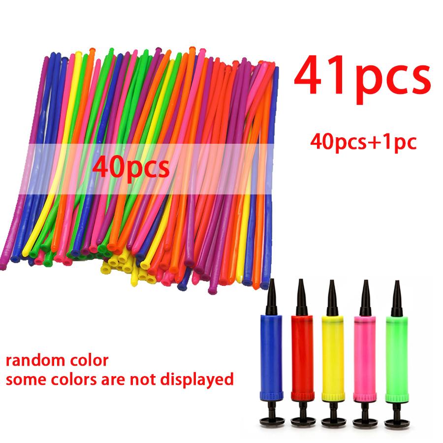 41/81/121pcs Long Strip Balloon & Mini Pump Kit DIY Styles Festival Birthday Party Wedding Decor Atmosphere Creating Tool XJM 10inch
41/81/121pcs Long Strip Balloon & Mini Pump Kit DIY Styles Festival Birthday Party Wedding Decor Atmosphere Creating Tool XJM 10inch