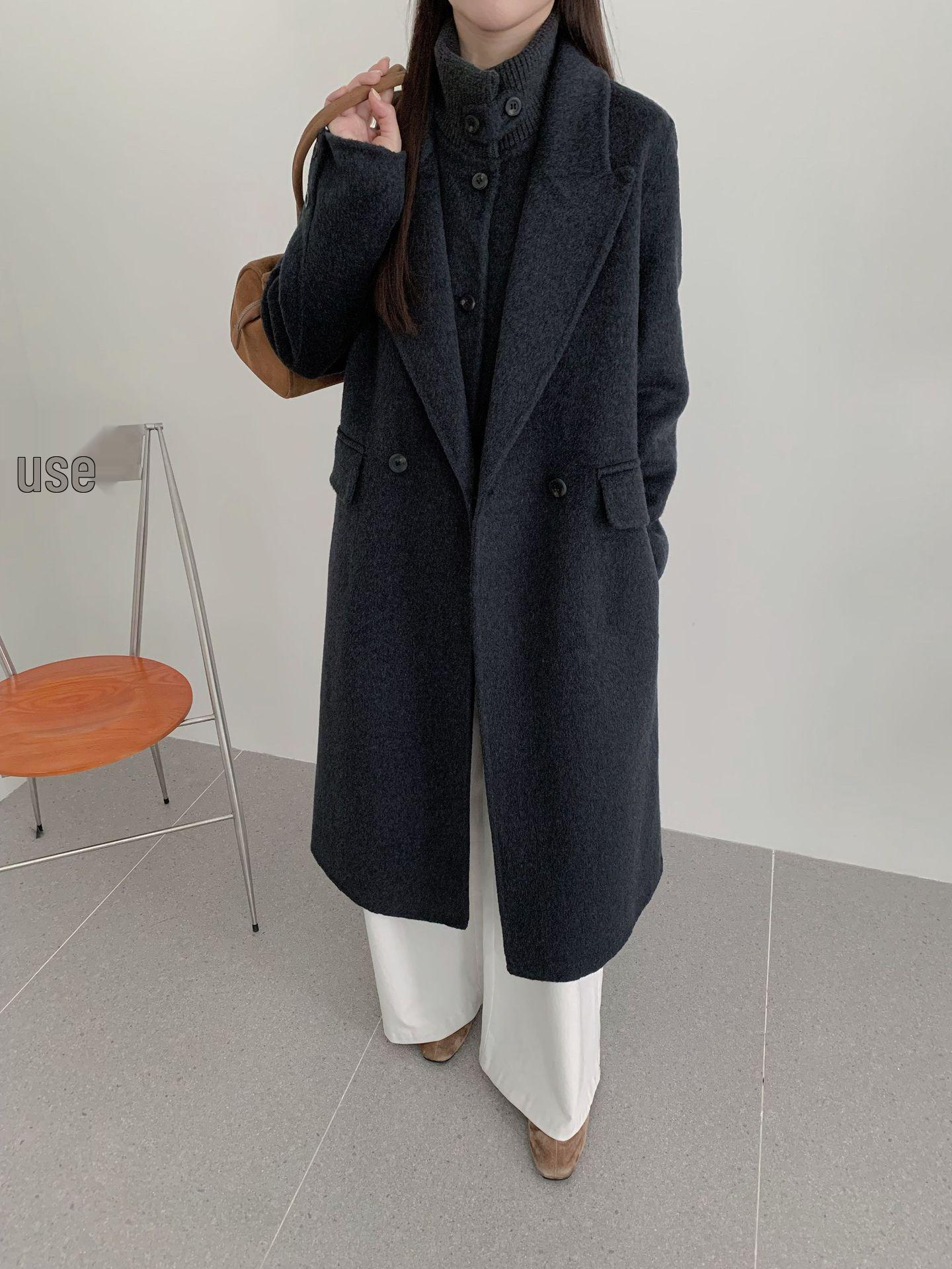 Осень 2025 Похудение Очень длинный шерстяной костюм-двойка: Двустороннее пальто с воротником-стойкой Small
Осень 2025 Похудение Очень длинный шерстяной костюм-двойка: Двустороннее пальто с воротником-стойкой Small