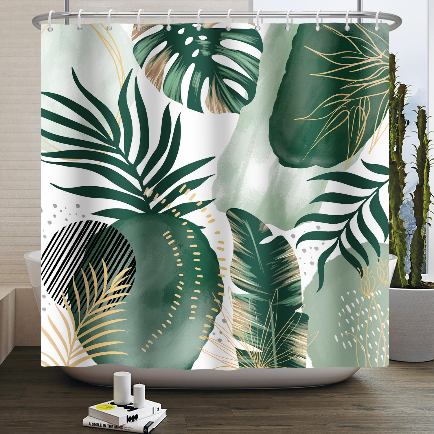 Spring Shower Curtain Green Leaf Floral Curtains For Bathroom Vines Butterfly Baththb Waterproof Polyester Bathroom Curtain 90x180cm
Spring Shower Curtain Green Leaf Floral Curtains For Bathroom Vines Butterfly Baththb Waterproof Polyester Bathroom Curtain 90x180cm
