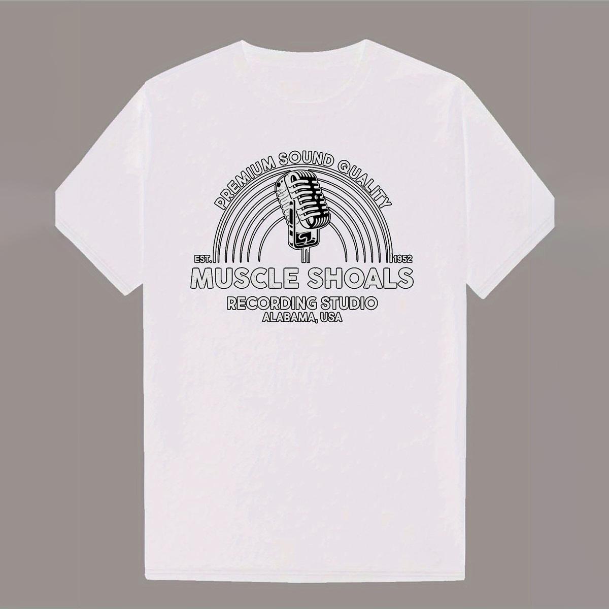 Men s Muscle Shoals Alabama Recording Studio T-Shirt, Retro Sound Quality Graphic Casual Tee XL білий
Men s Muscle Shoals Alabama Recording Studio T-Shirt, Retro Sound Quality Graphic Casual Tee XL білий