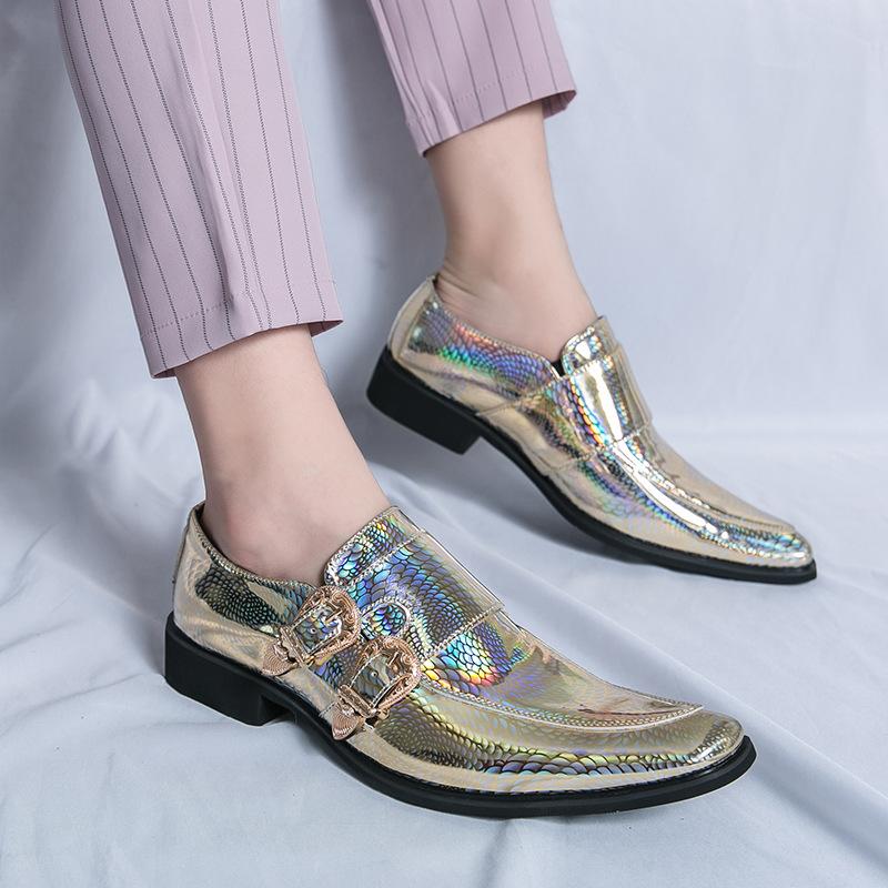 Foreign Trade Men s Dress Shoes Fashion Chelsea Leather Shoes Trend Men s Wedding Pointed Business Leather Shoes 37
Foreign Trade Men s Dress Shoes Fashion Chelsea Leather Shoes Trend Men s Wedding Pointed Business Leather Shoes 37