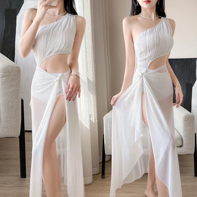 2025 One-Shoulder Women s High-End Split Swimsuit - European & American Sexy Beach & Hot Spring Wear M (for 95-105 jin)
2025 One-Shoulder Women s High-End Split Swimsuit - European & American Sexy Beach & Hot Spring Wear M (for 95-105 jin)