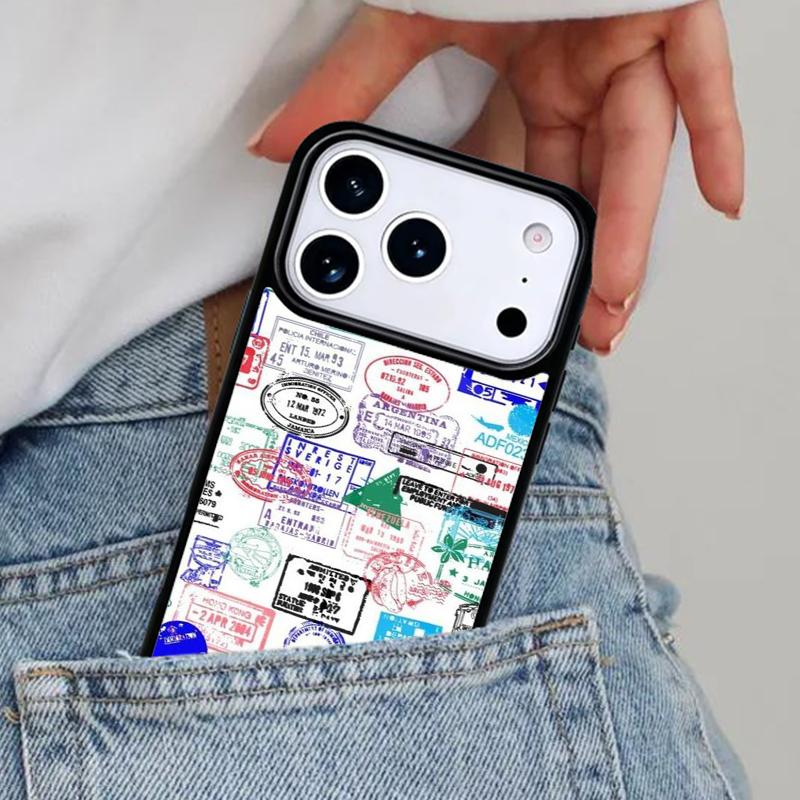 Passport Travel Stamps Phone Case for iPhone 17ProMax 12 13 14 15 16e 17 Pro Max Plus Air Cover iPhone17
Passport Travel Stamps Phone Case for iPhone 17ProMax 12 13 14 15 16e 17 Pro Max Plus Air Cover iPhone17