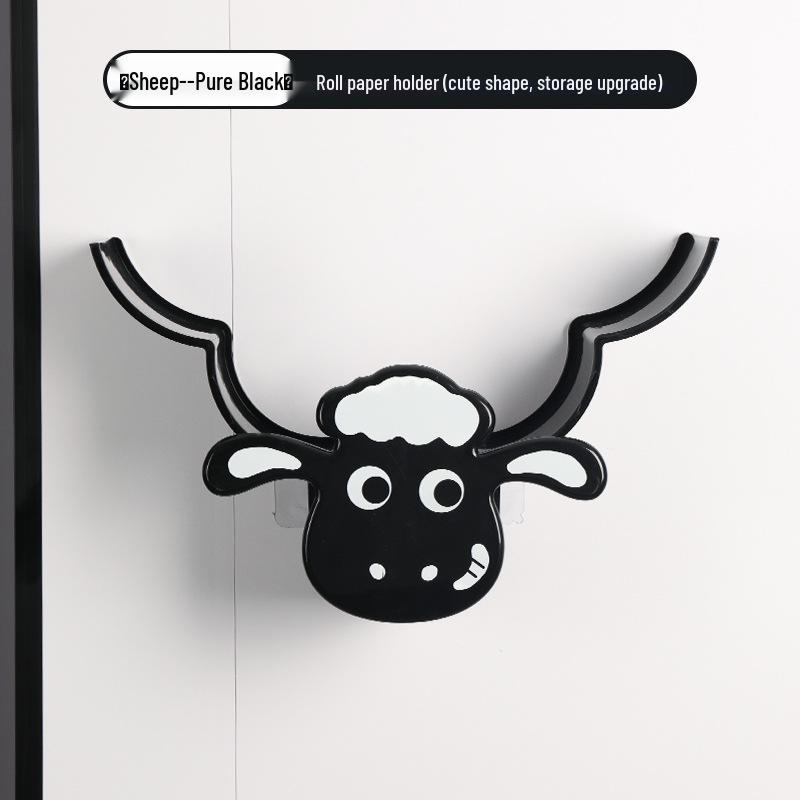Wall-Mounted Sheep Tissue Holder – Creative Punch-Free Roll Paper Storage for Bathroom or Living Room.
Wall-Mounted Sheep Tissue Holder – Creative Punch-Free Roll Paper Storage for Bathroom or Living Room.