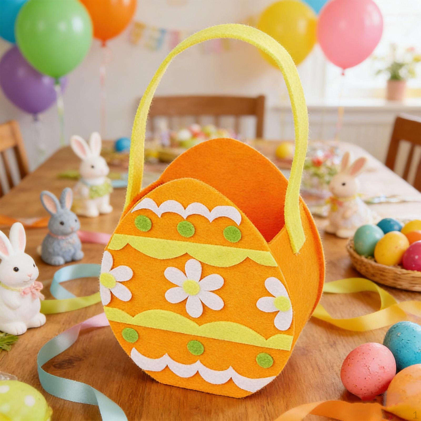 Easter Basket Egg Holder Felt Handle Reusable Toy Container Decorative Accessory Suitable for
Easter Basket Egg Holder Felt Handle Reusable Toy Container Decorative Accessory Suitable for