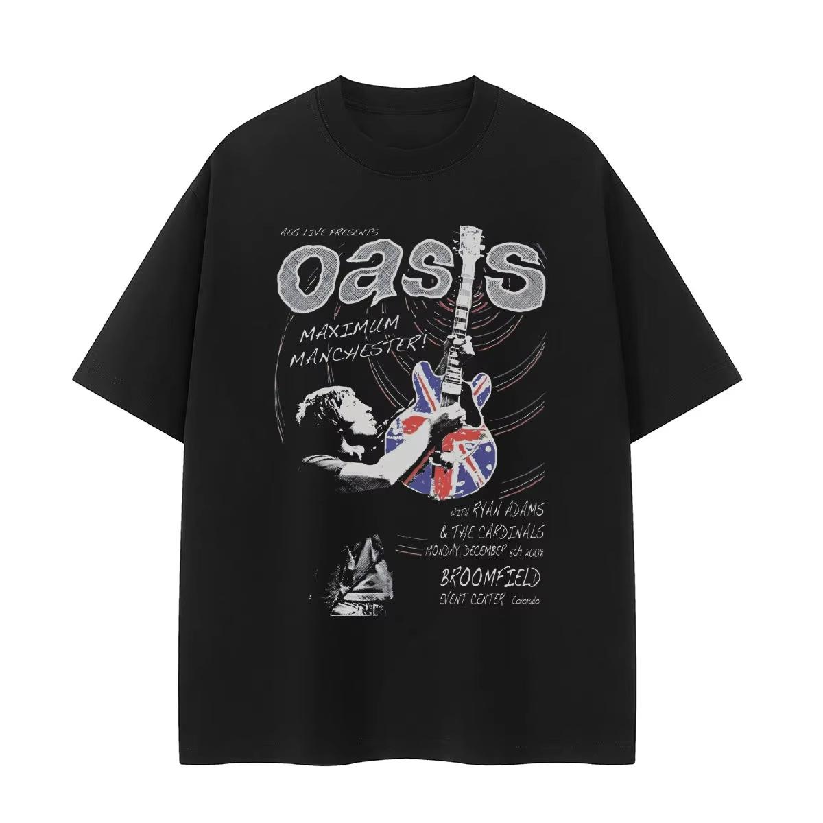 Oasis Band Retro Portrait American Street VTG Shoulder Loose Cotton Crew Neck Rock Men s and Women s Short Sleeve T-Shirt XXXXL
Oasis Band Retro Portrait American Street VTG Shoulder Loose Cotton Crew Neck Rock Men s and Women s Short Sleeve T-Shirt XXXXL