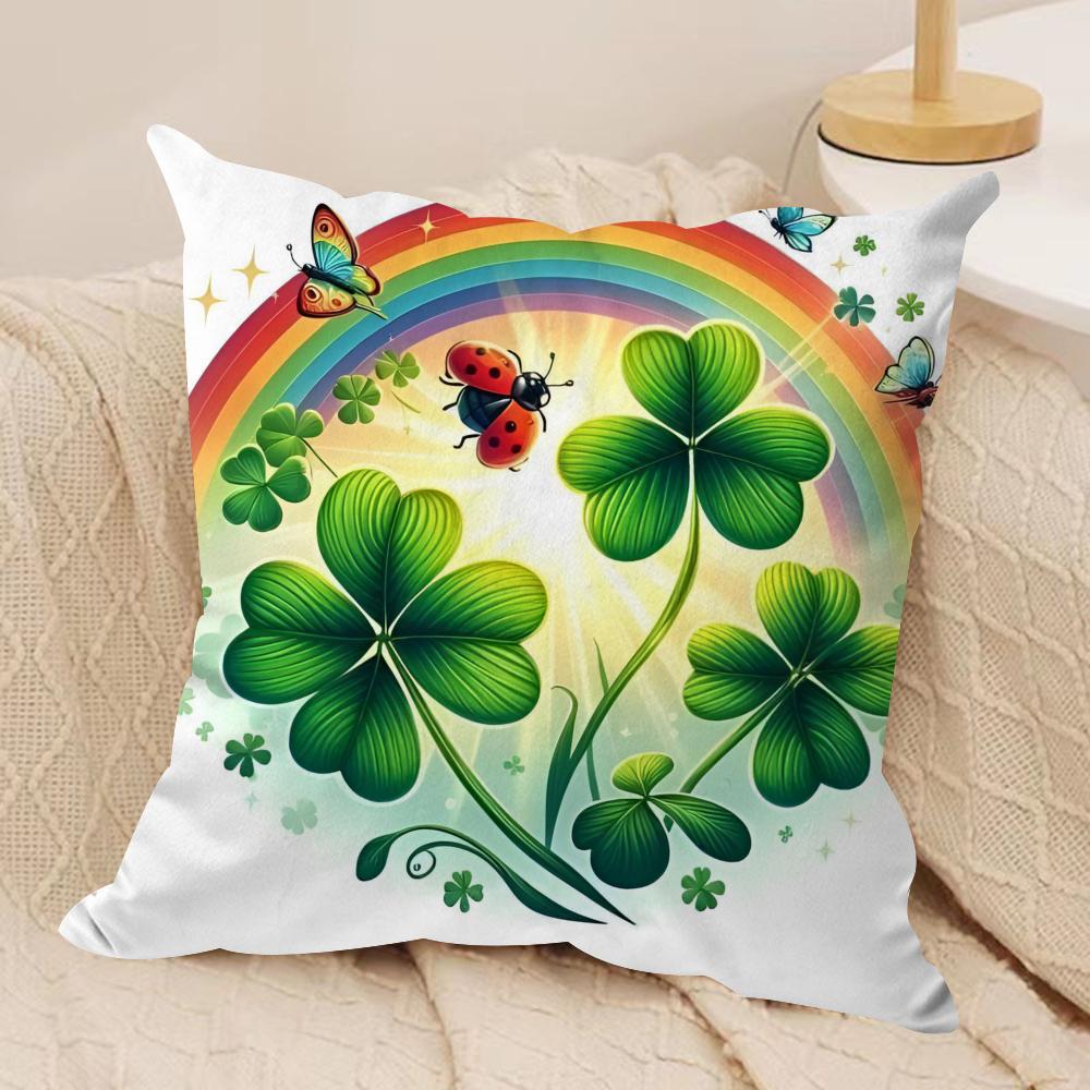 Irish Flag with Four Leaf Clover Cushion Cover Soft Plush Throw Pillow Cover DoubleSided Cushion Case Cozy Sofa Home Decor 30x30cm
Irish Flag with Four Leaf Clover Cushion Cover Soft Plush Throw Pillow Cover DoubleSided Cushion Case Cozy Sofa Home Decor 30x30cm