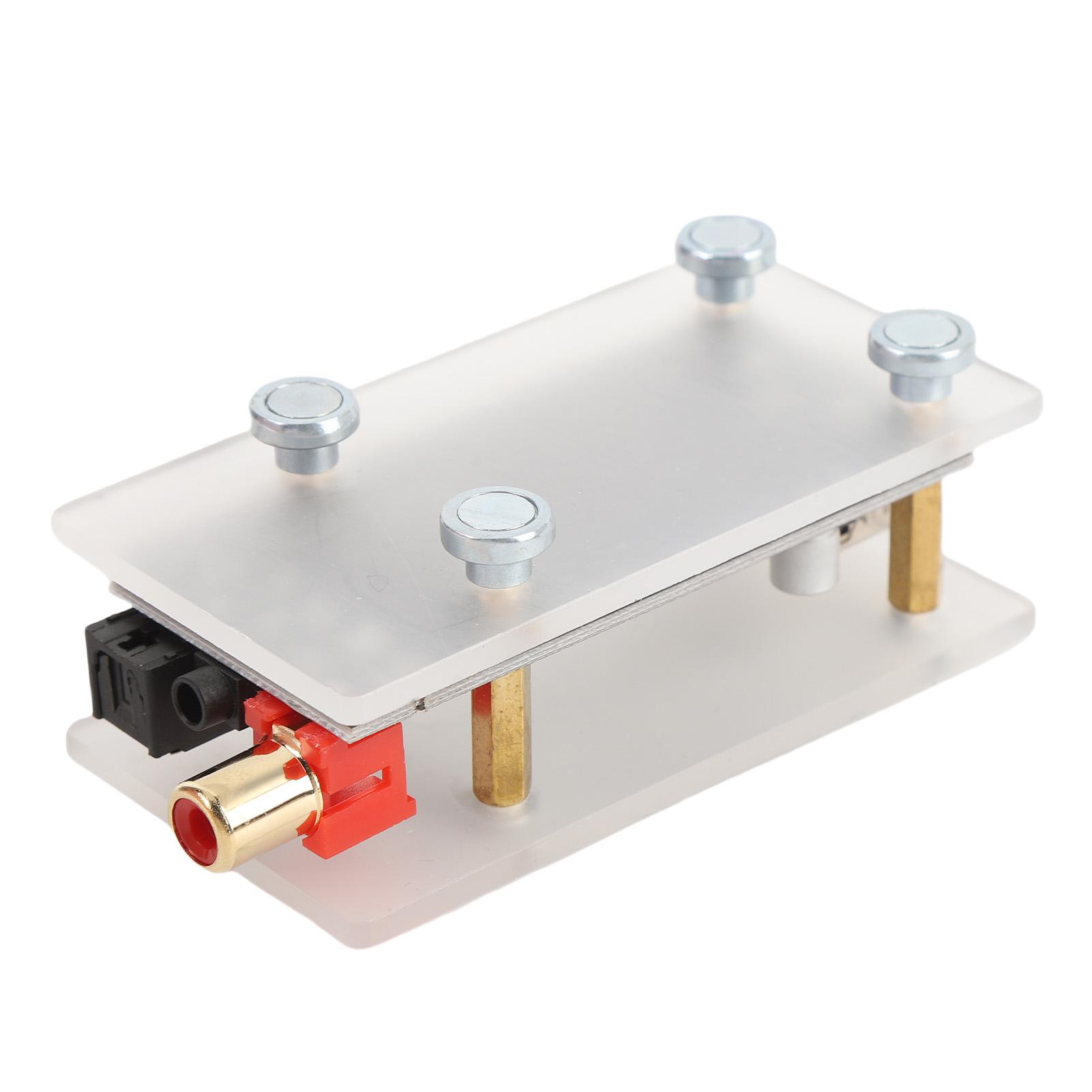 Sound Decoder 5V USB to Analog Coaxial Optical Sound Decoder for Amplifier Effector Equalizer Mixer
Sound Decoder 5V USB to Analog Coaxial Optical Sound Decoder for Amplifier Effector Equalizer Mixer