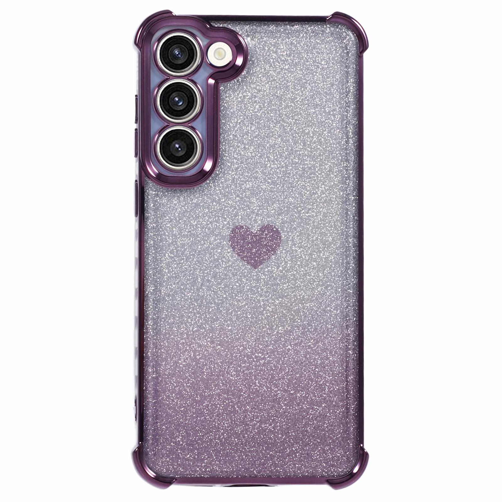 For Samsung Galaxy S23 Heart Pattern Drop Protection Phone Case TPU Glittery Powder Phone Cover Pink
For Samsung Galaxy S23 Heart Pattern Drop Protection Phone Case TPU Glittery Powder Phone Cover Pink