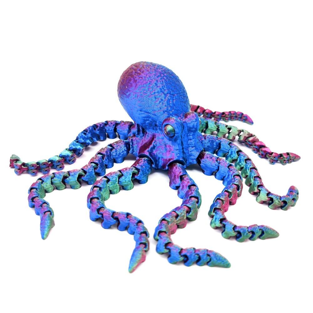 Vibrant Color 3D Printed Octopus Figurine 3D Printed Versatile Design Jointed Body Figurine Jointed Body
Vibrant Color 3D Printed Octopus Figurine 3D Printed Versatile Design Jointed Body Figurine Jointed Body